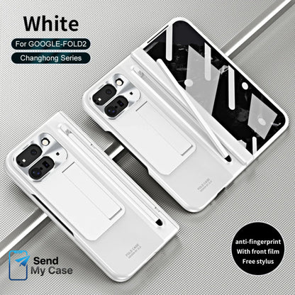 Google Pixel Fold 2 Armor Kickstand Case with Stylus Holder