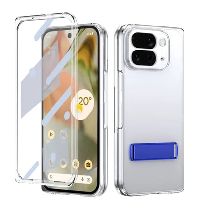 Google Pixel 10 Pro Fold Clear Kickstand Case with Alloy Bracket