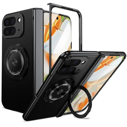 Google Pixel 10 Pro Fold Magnetic Ring Stand Case (360° Rotatable)