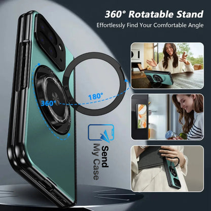 Google Pixel 10 Pro Fold Magnetic Ring Stand Case (360° Rotatable)