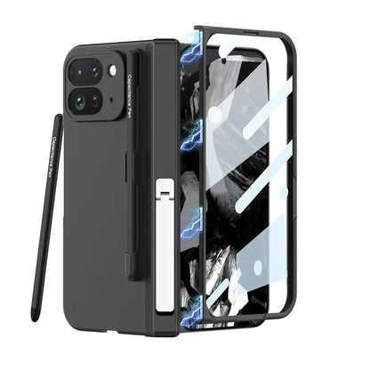 Pixel Fold Pro XL Magnetic Hinge Guard Case with Stylus & Kickstand