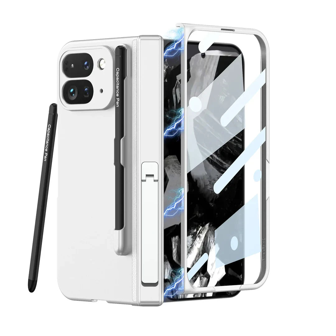 Pixel Fold Pro XL Magnetic Hinge Guard Case with Stylus & Kickstand