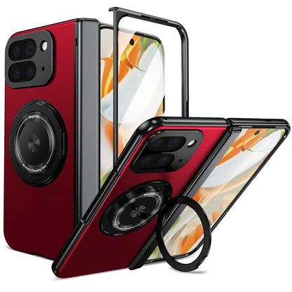Google Pixel 10 Pro Fold Magnetic Ring Stand Case (360° Rotatable)