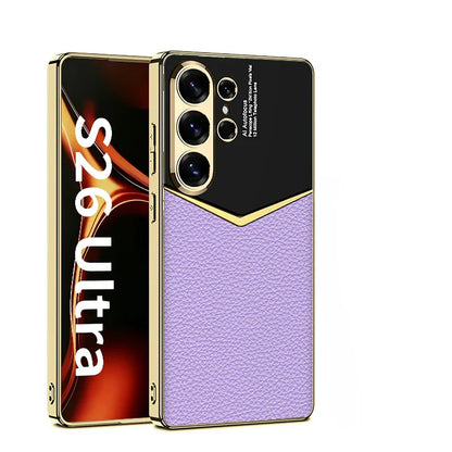 Samsung Galaxy S26 Ultra Luxury Leather Slim Case