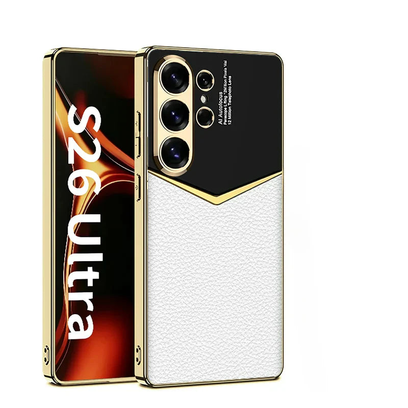 Samsung Galaxy S26 Ultra Luxury Leather Slim Case
