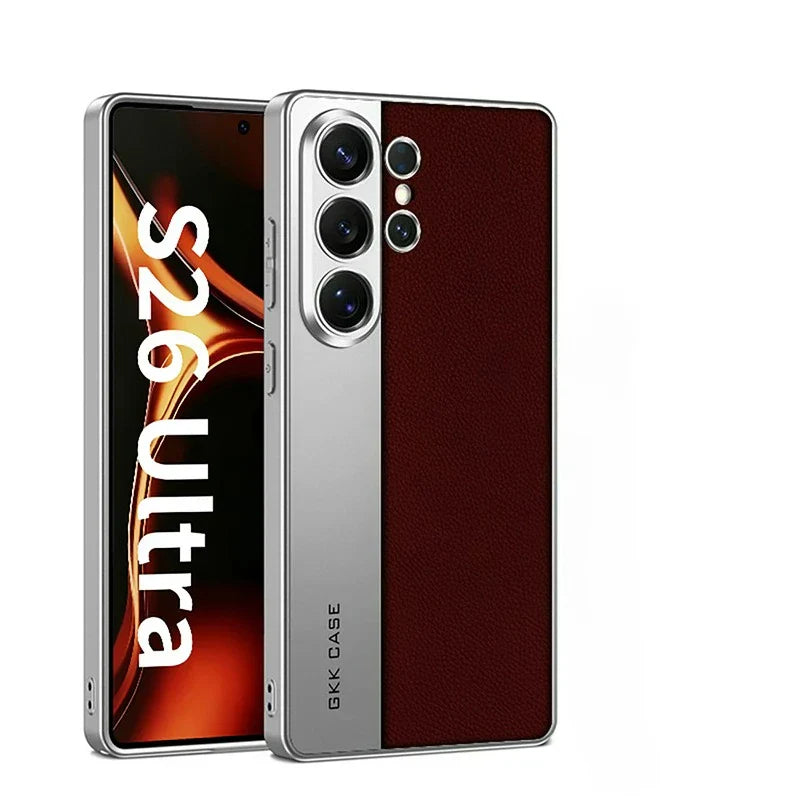 Samsung Galaxy S26 Ultra Ultra-Thin Leather Case