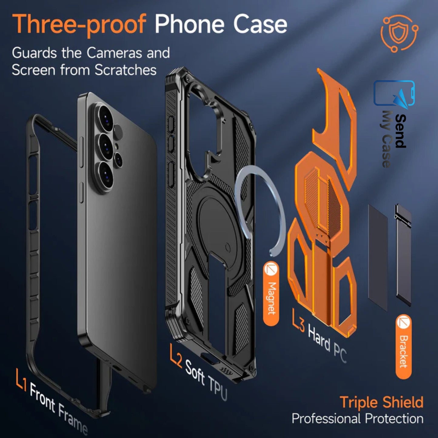 Samsung Galaxy S26 Ultra MagSafe Armor Stand Case