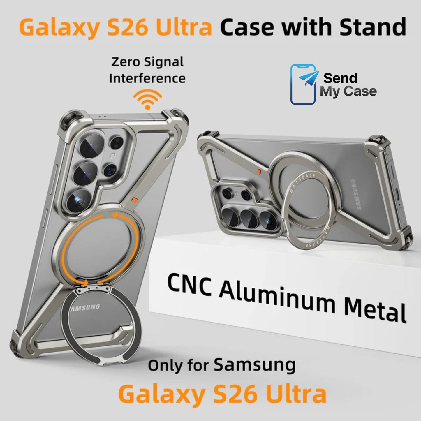 Samsung Galaxy S26 Ultra MagSafe Metal Bumper Case