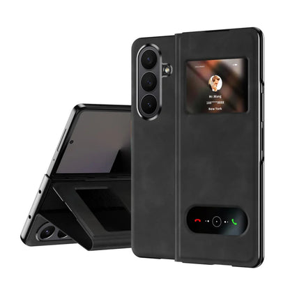Samsung Galaxy Z Fold 7 Magnetic Leather Smart View Case