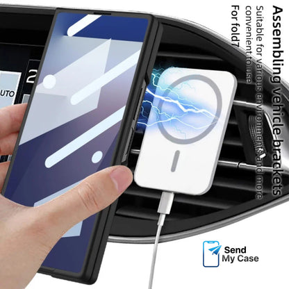 Samsung Galaxy Z Fold 7 Ultra Slim MagSafe Case with Tempered Glass