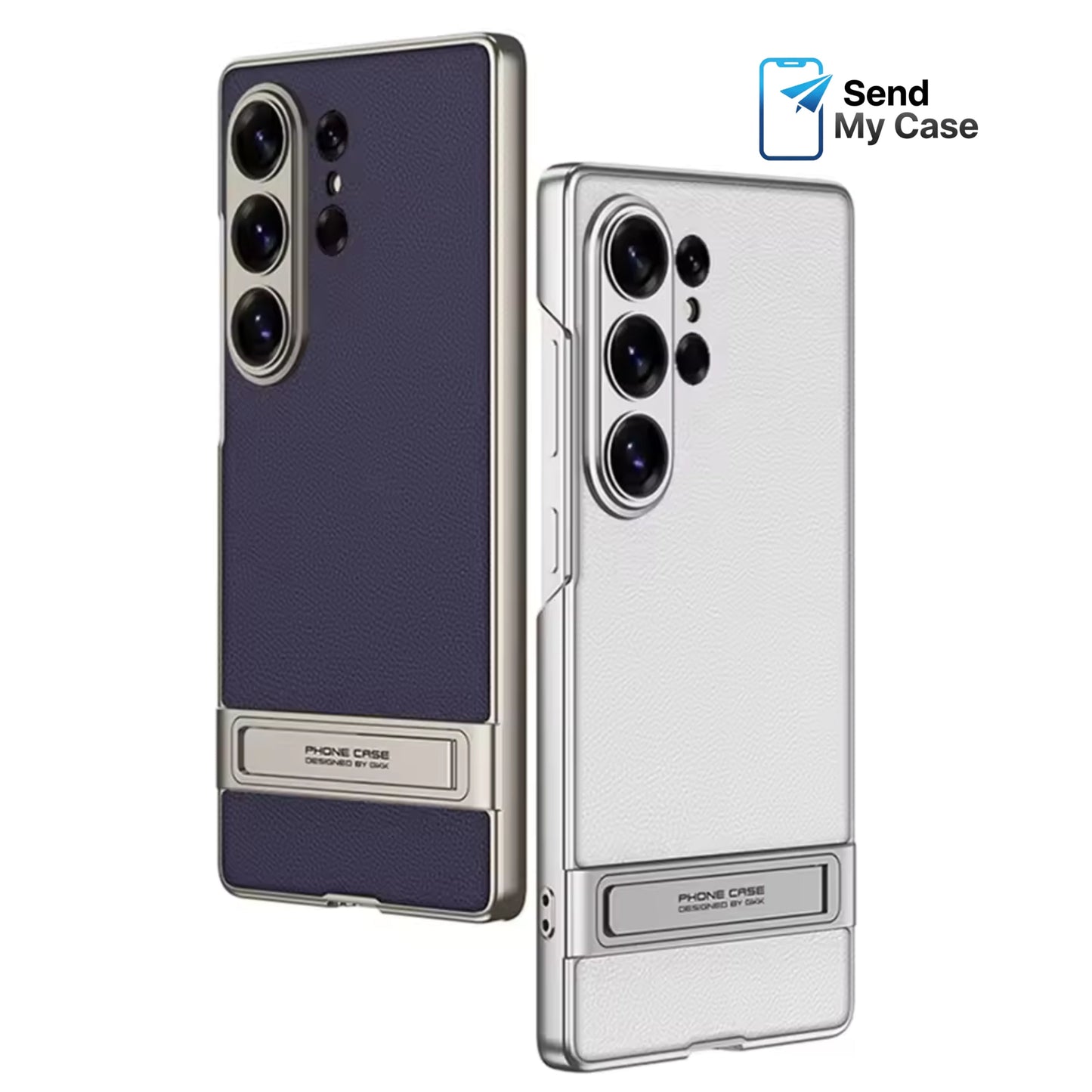 Samsung S26 Ultra Leather Kickstand Case