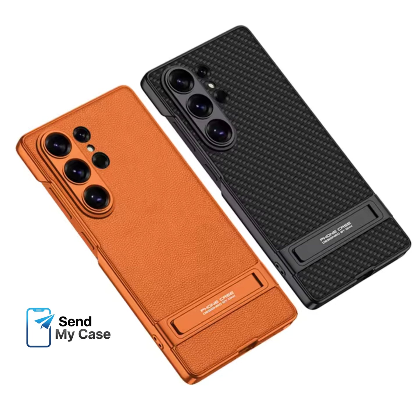 Samsung S26 Ultra Leather Kickstand Case