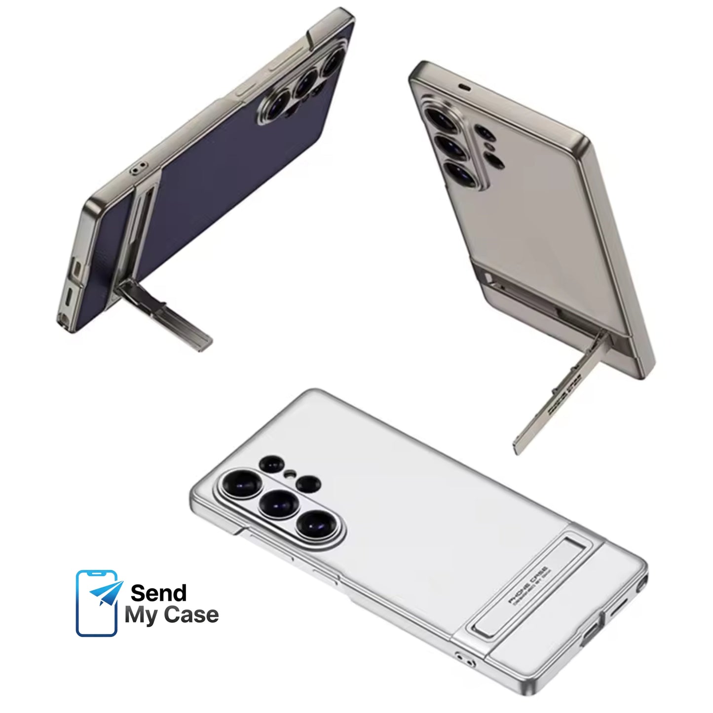 Samsung S26 Ultra Leather Kickstand Case