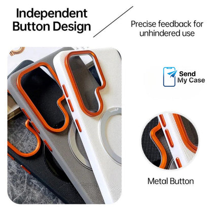 Samsung S26 Ultra Magnetic Leather Stand Case