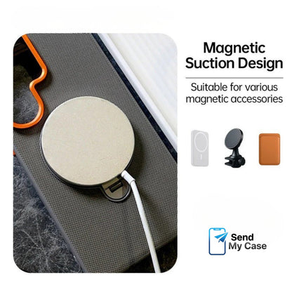 Samsung S26 Ultra Magnetic Leather Stand Case
