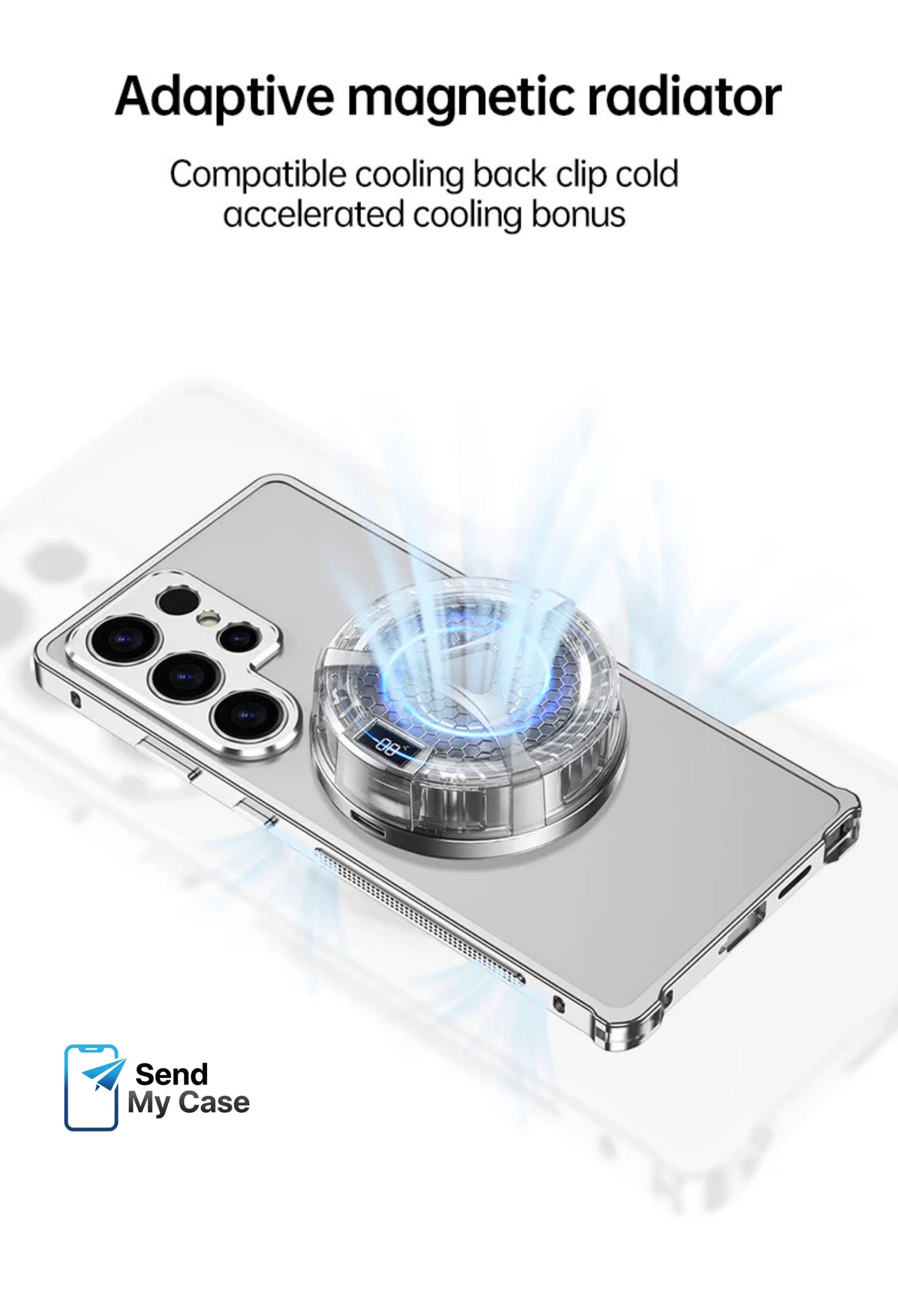 Samsung S26 Ultra Metal Heat Sink Magnetic Case