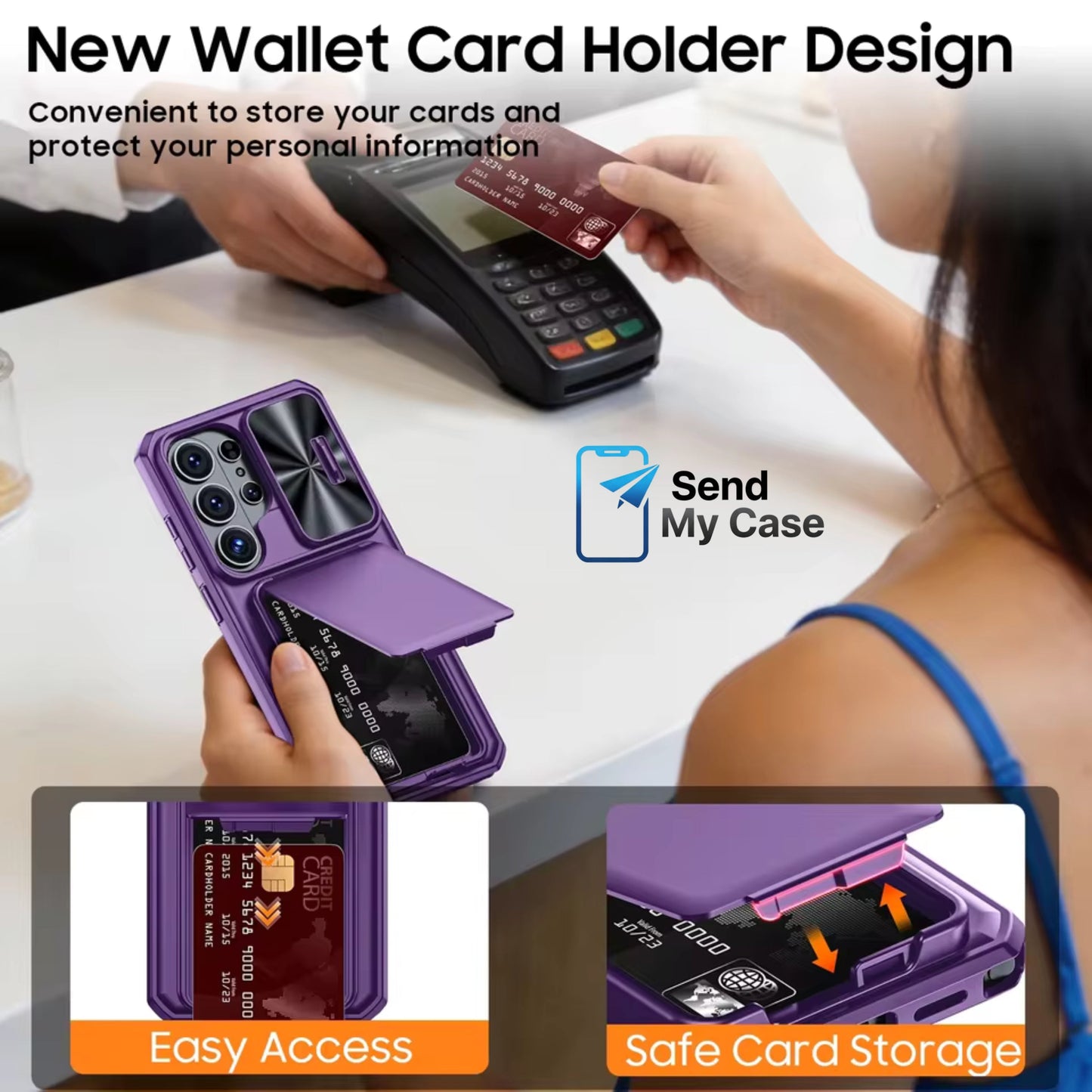 Samsung S26 Ultra Wallet Card Holder Case