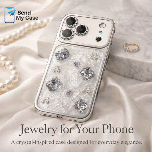 iPhone 17 Pro Max Crystal Luxury Case – Diamond Sparkle Edition