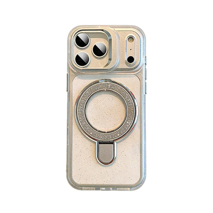 iPhone 17 Pro Max Glitter Magnetic Stand Case
