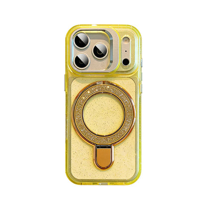 iPhone 17 Pro Max Glitter Magnetic Stand Case