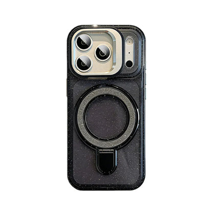 iPhone 17 Pro Max Glitter Magnetic Stand Case