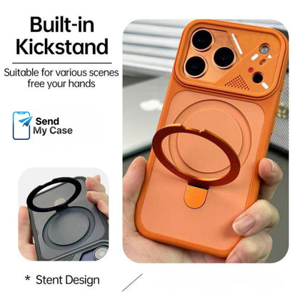 iPhone 17 Pro Max MagSafe Kickstand Camera Frame Case