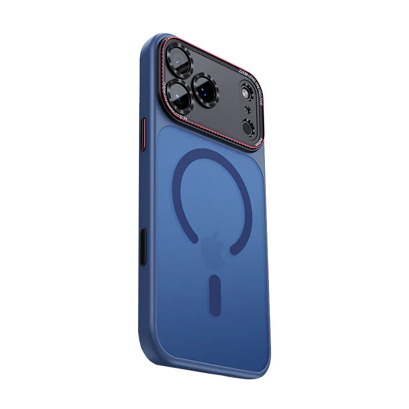 iPhone 17 Pro Max Magnetic Frosted Case with Metal Camera Shield