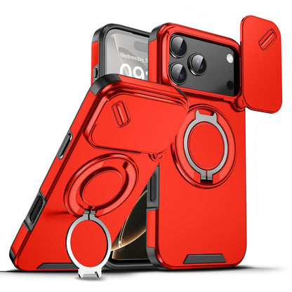 iPhone 17 Pro Max Magnetic Ring Kickstand Case