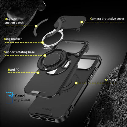iPhone 17 Pro Max Magnetic Ring Kickstand Case