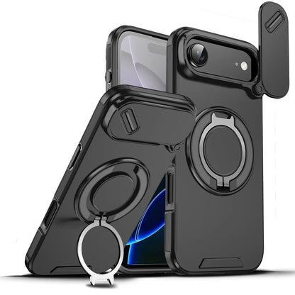 iPhone 17 Pro Max Magnetic Ring Kickstand Case
