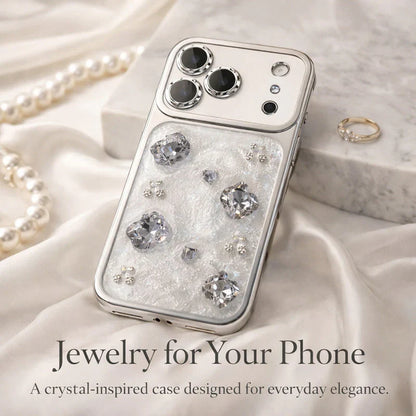 iPhone 17 Pro Max Crystal Luxury Case – Diamond Sparkle Edition