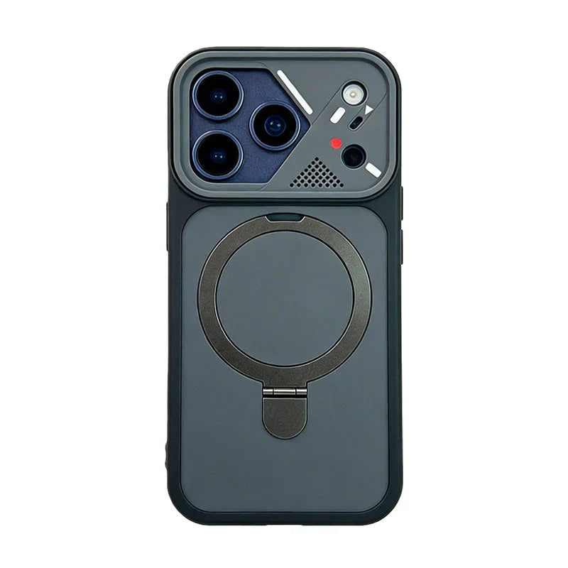 iPhone 17 Pro Max MagSafe Kickstand Camera Frame Case