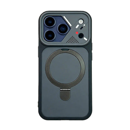 iPhone 17 Pro Max MagSafe Kickstand Camera Frame Case