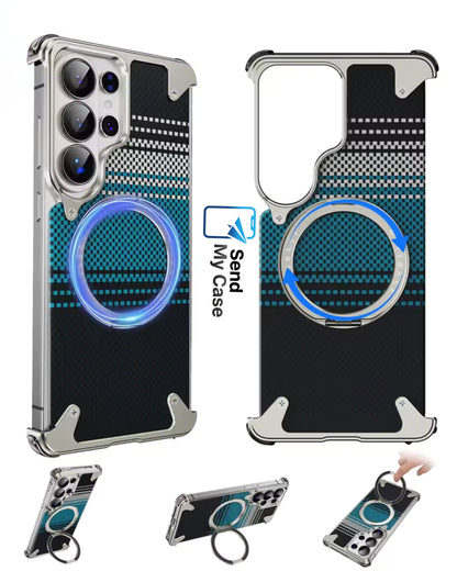 Samsung Galaxy S26 Ultra MagSafe Kickstand Case with 360° Magnetic Ring