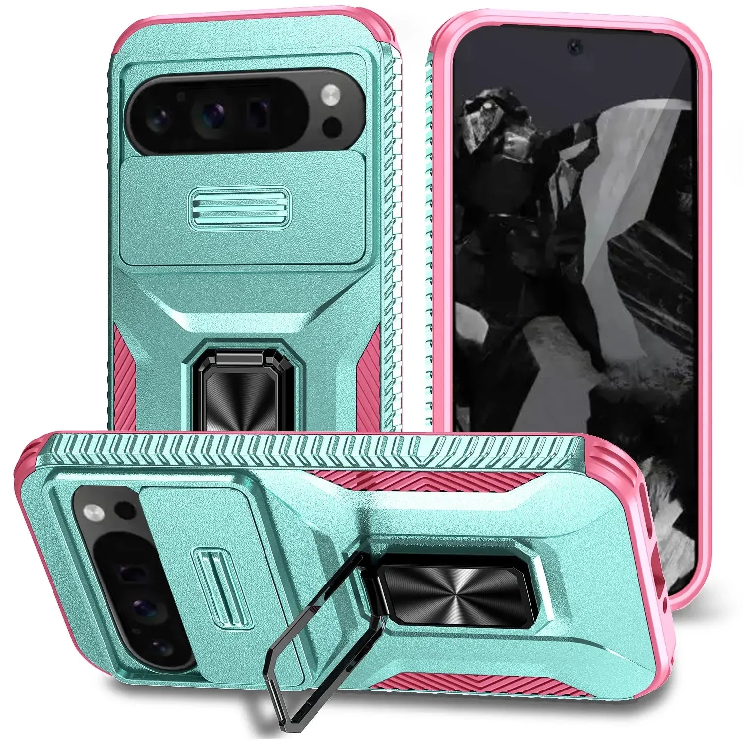 Slide Camera Protection Case For Google Pixel 9 Series - FonKayz