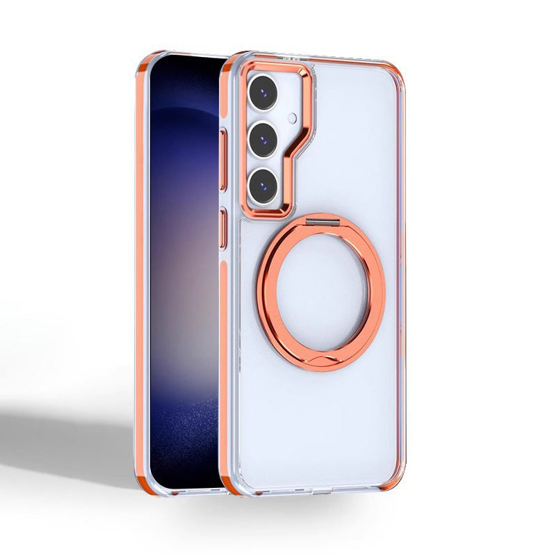 Metal Magnetic Bracket Anti-fall Protective Phone Case For Galaxy - FonKayz