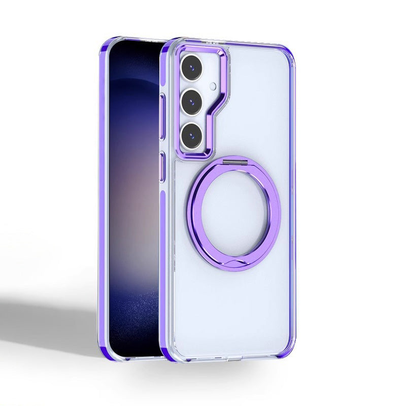 Metal Magnetic Bracket Anti-fall Protective Phone Case For Galaxy - FonKayz