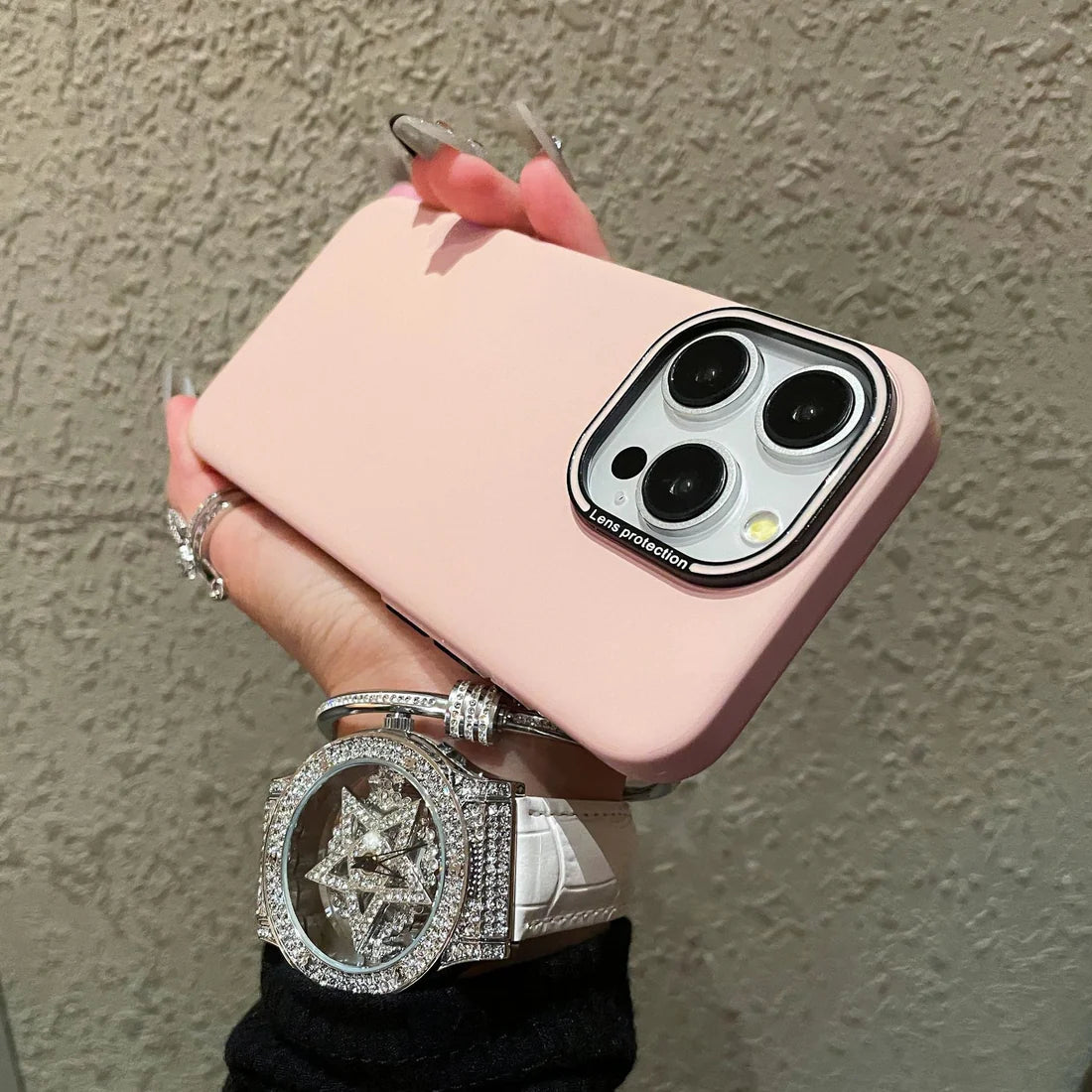 Crystal Frosted Simple Cover for iPhone - FonKayz