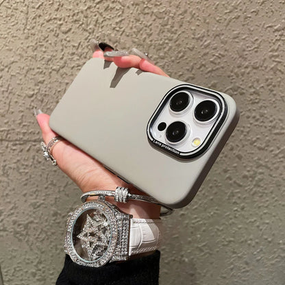 Crystal Frosted Simple Cover for iPhone - FonKayz