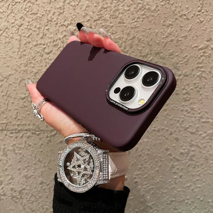 Crystal Frosted Simple Cover for iPhone - FonKayz