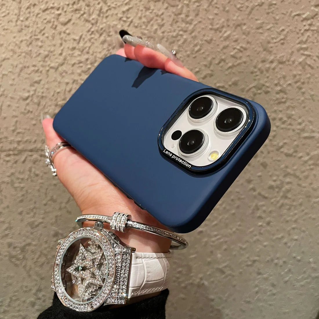 Crystal Frosted Simple Cover for iPhone - FonKayz