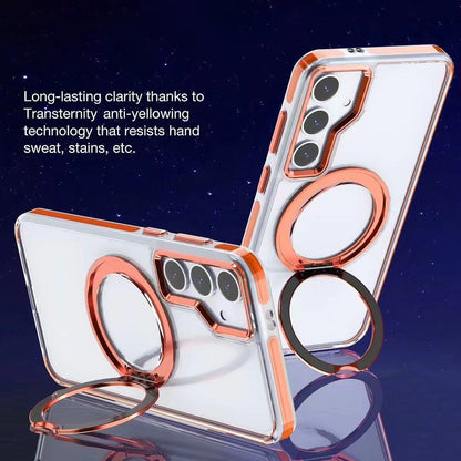 Metal Magnetic Bracket Anti-fall Protective Phone Case For Galaxy - FonKayz