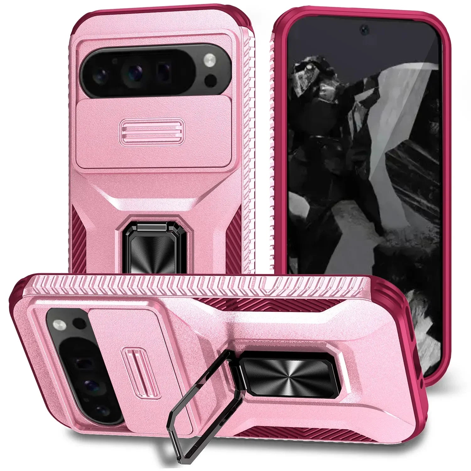 Slide Camera Protection Case For Google Pixel 9 Series - FonKayz