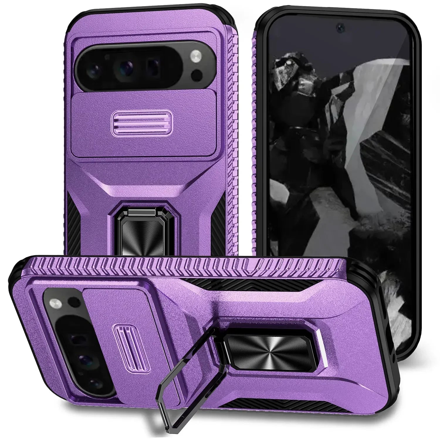 Slide Camera Protection Case For Google Pixel 9 Series - FonKayz