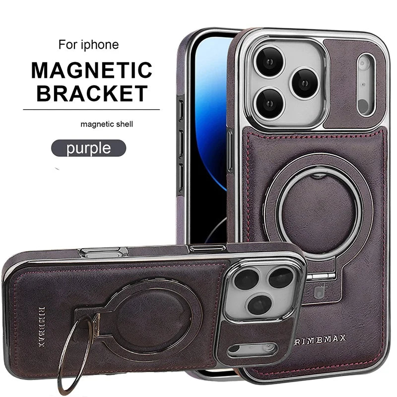 MagLeather® – iPhone 17 Series Luxury PU Leather Case