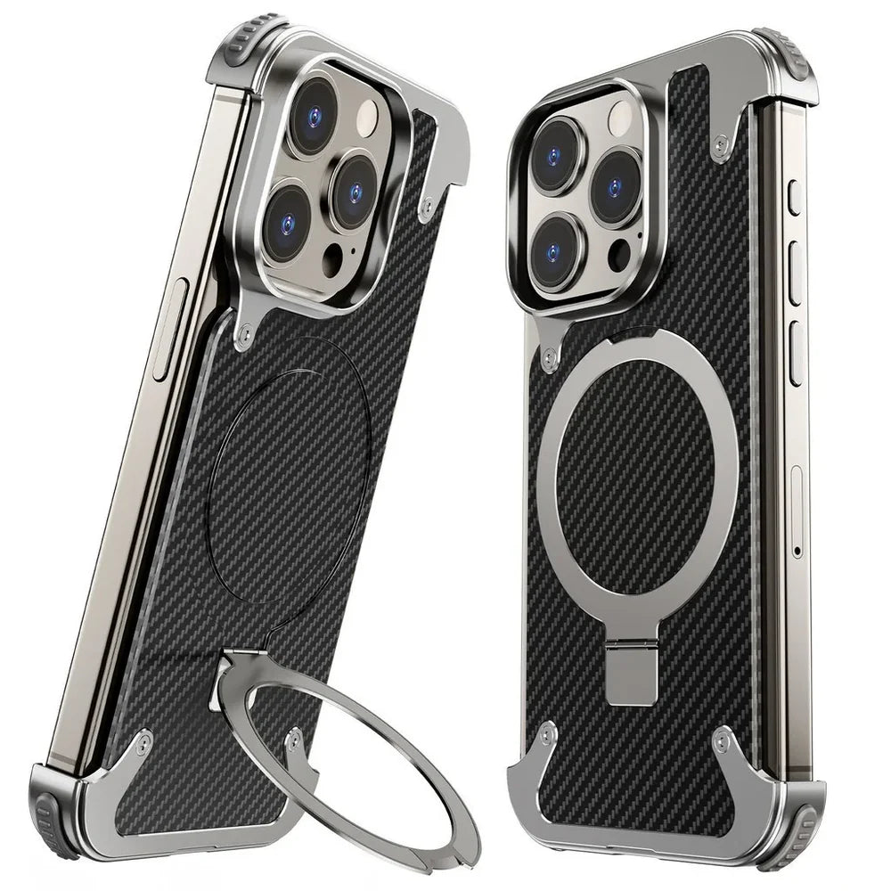 Anti-Collision Carbon Fiber Cover for iPhone