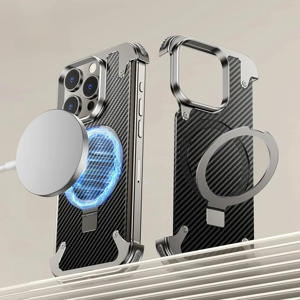 Anti-Collision Carbon Fiber Cover for iPhone - FonKayz