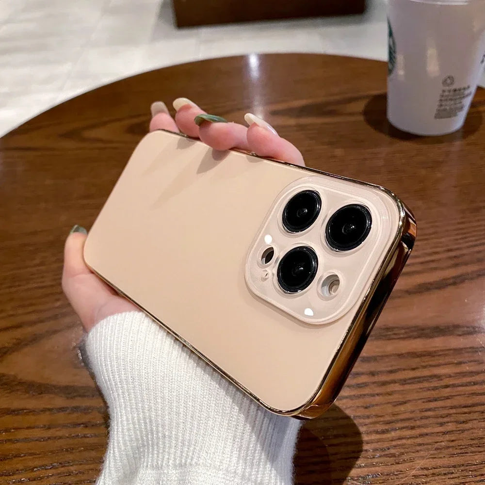 Fashion Solid Color Plating Cover for iPhone - FonKayz