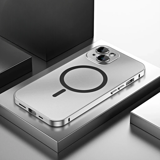 Aluminum Frame Magnetic Cover for iPhone - FonKayz