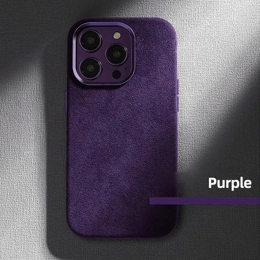 Alcantara Suede MagSafe Cover for iPhone - FonKayz
